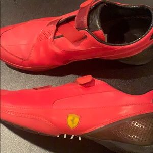 Bright Red Puma Ferrari Driving Shoes